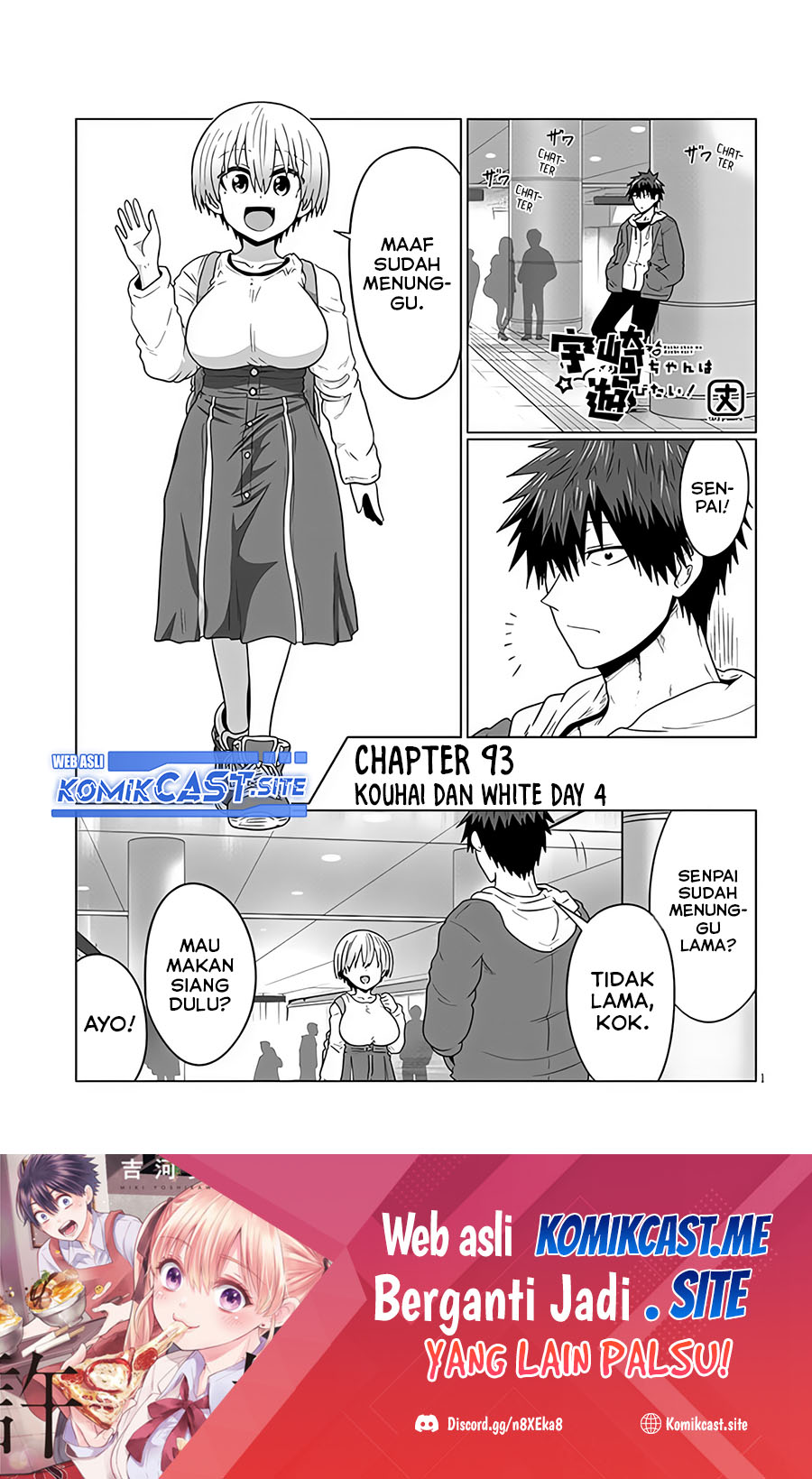 Uzaki-chan wa Asobitai! Chapter 93 - Halaman 2