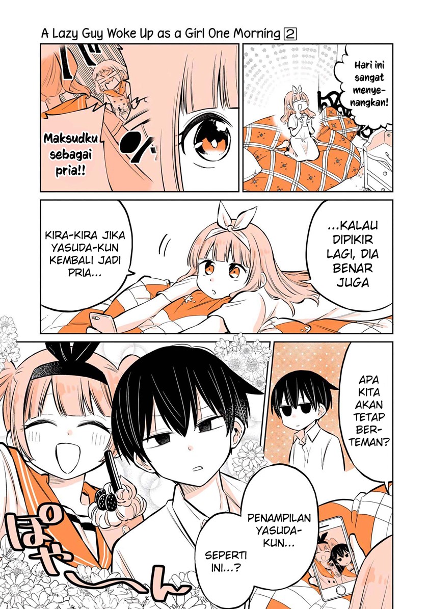A Lazy Guy Woke Up as a Girl One Morning Chapter 10 - Halaman 18