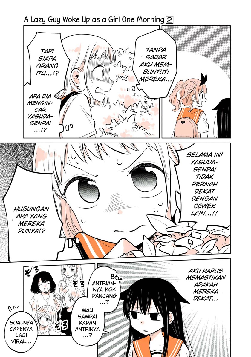 A Lazy Guy Woke Up as a Girl One Morning Chapter 10 - Halaman 8