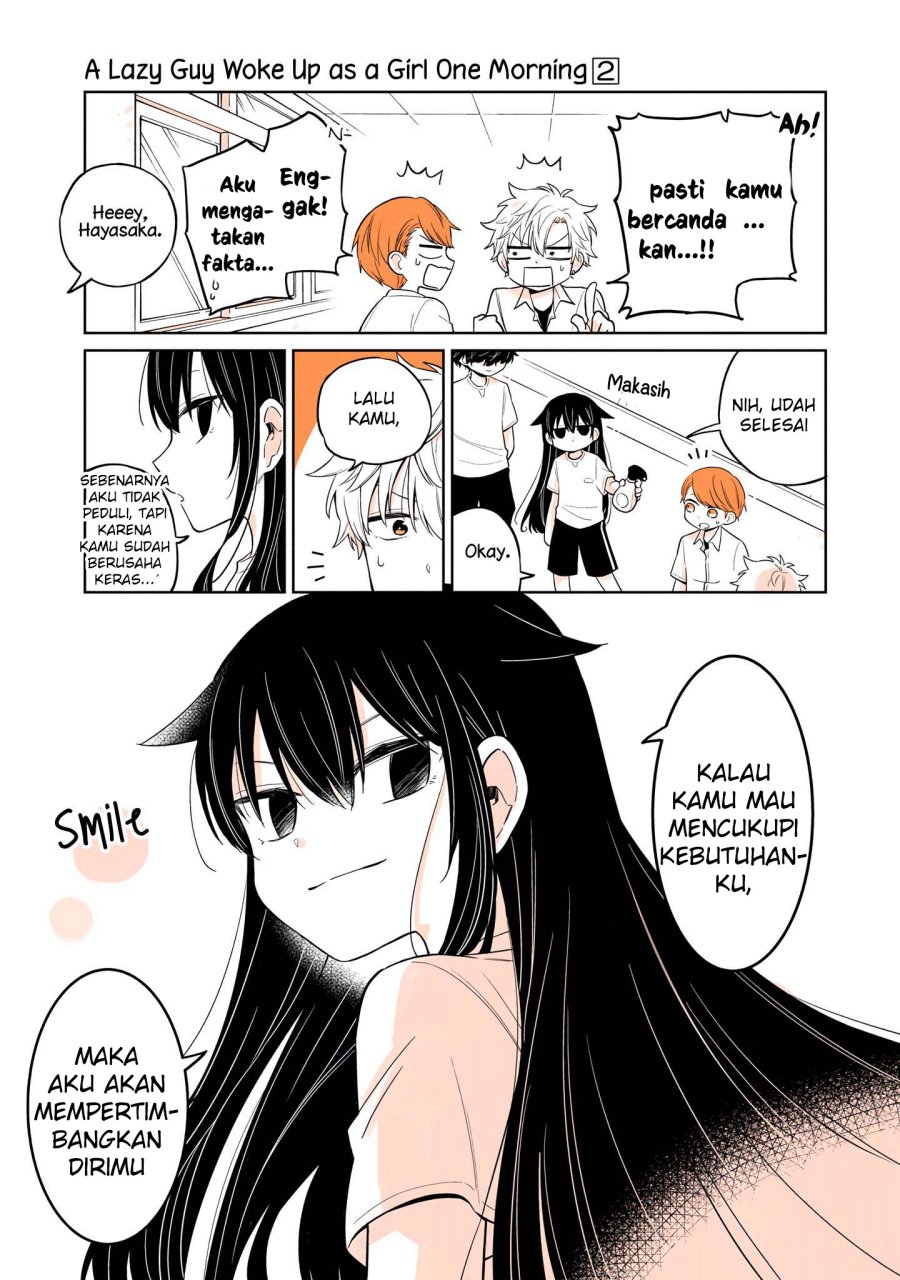 A Lazy Guy Woke Up as a Girl One Morning Chapter 13 - Halaman 16