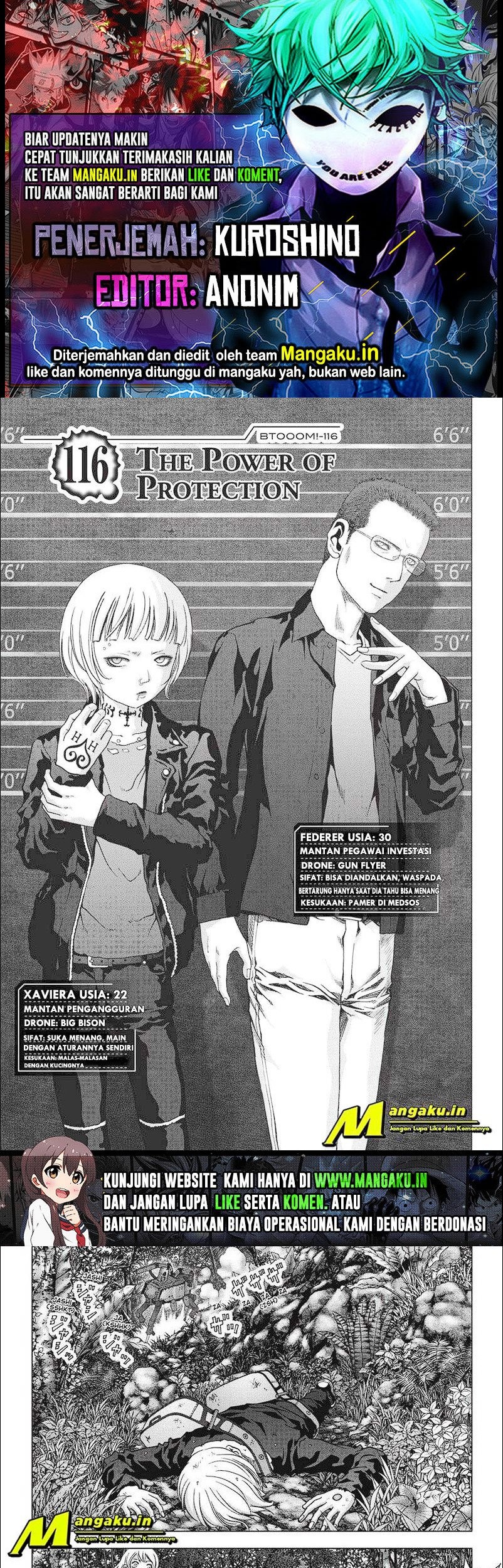 Komik Btooom! Chapter 116.1 gambar 1