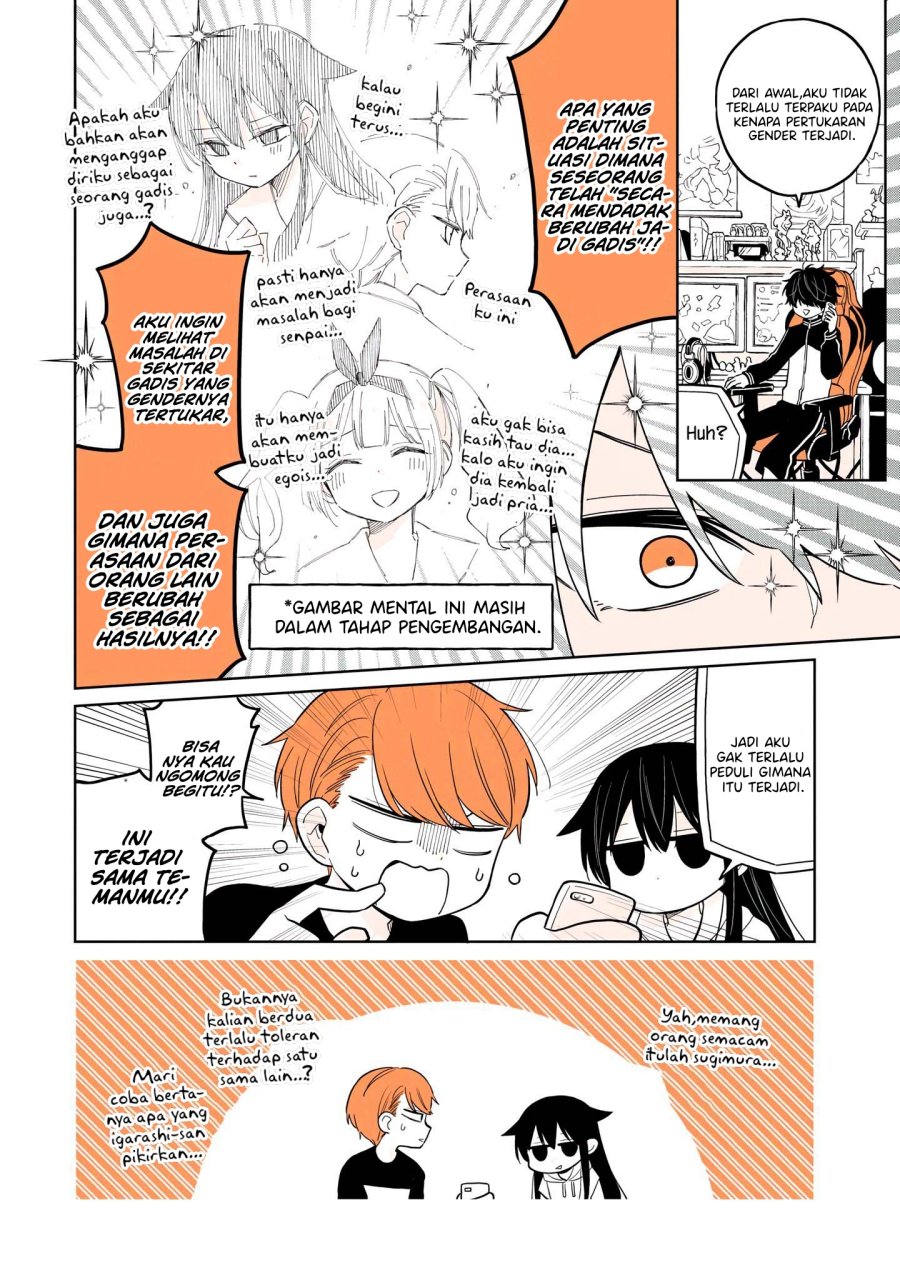 A Lazy Guy Woke Up as a Girl One Morning Chapter 15.1 - Halaman 7