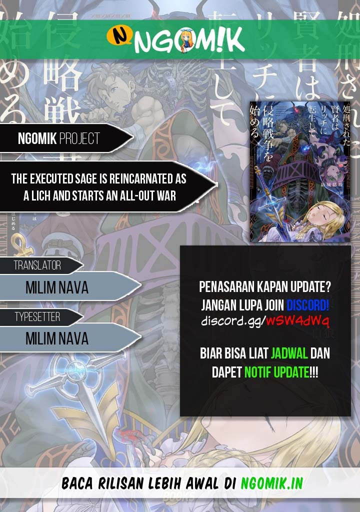 Komik The Executed Sage is Reincarnated as a Lich and Starts an All-Out War Chapter 02.2 gambar 1