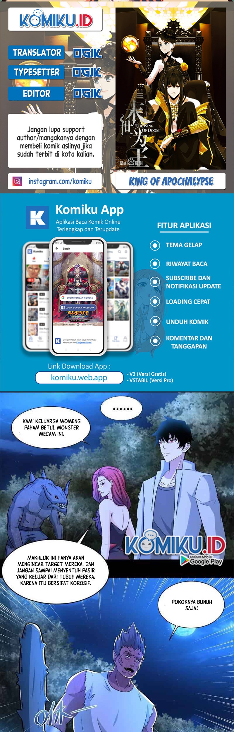 Komik King of Apocalypse Chapter 431 gambar 1