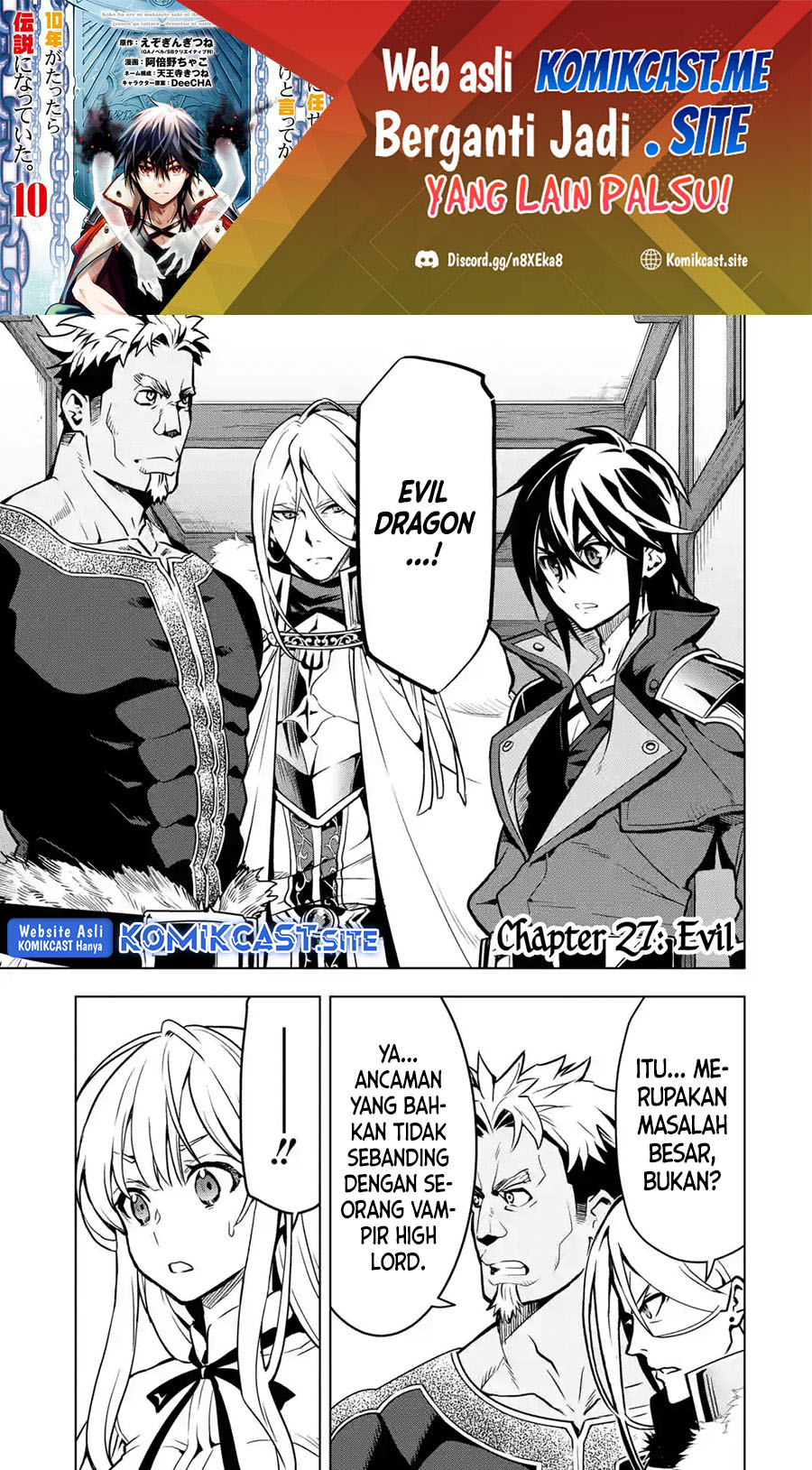 Manga Koko wa Ore ni Makasete Saki ni Ike to Itte kara 10 Nen ga Tattara Densetsu ni Natteita Chapter 27 gambar 2