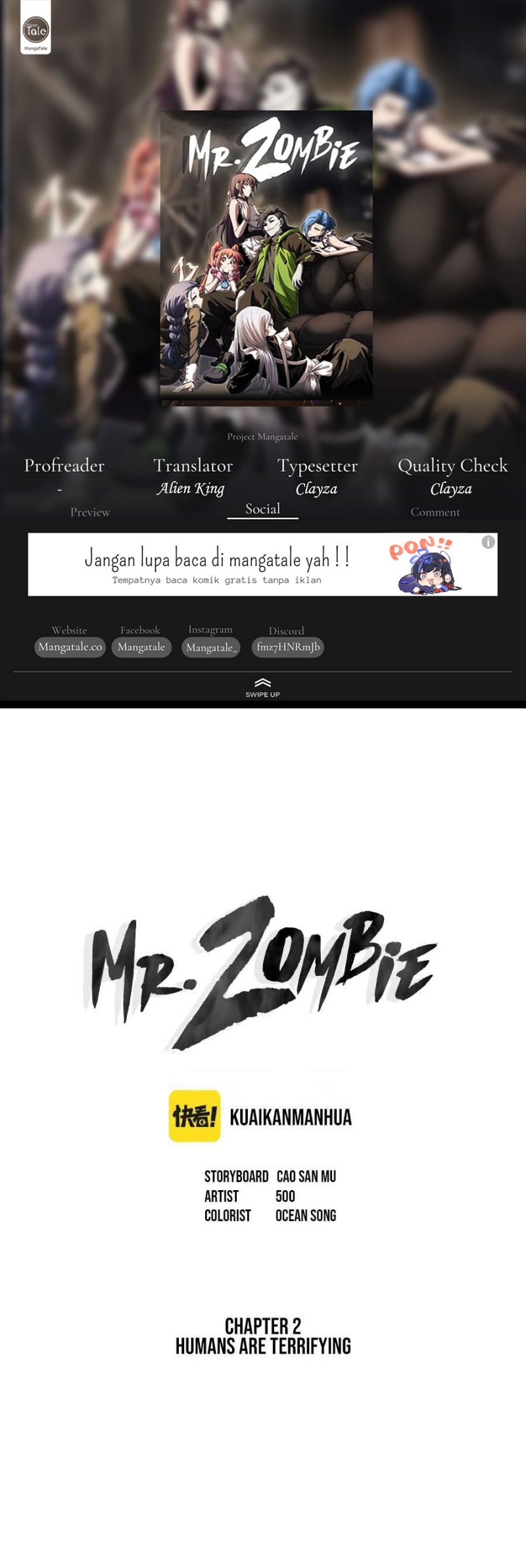 Komik Mr. Zombie Chapter 02 gambar 1