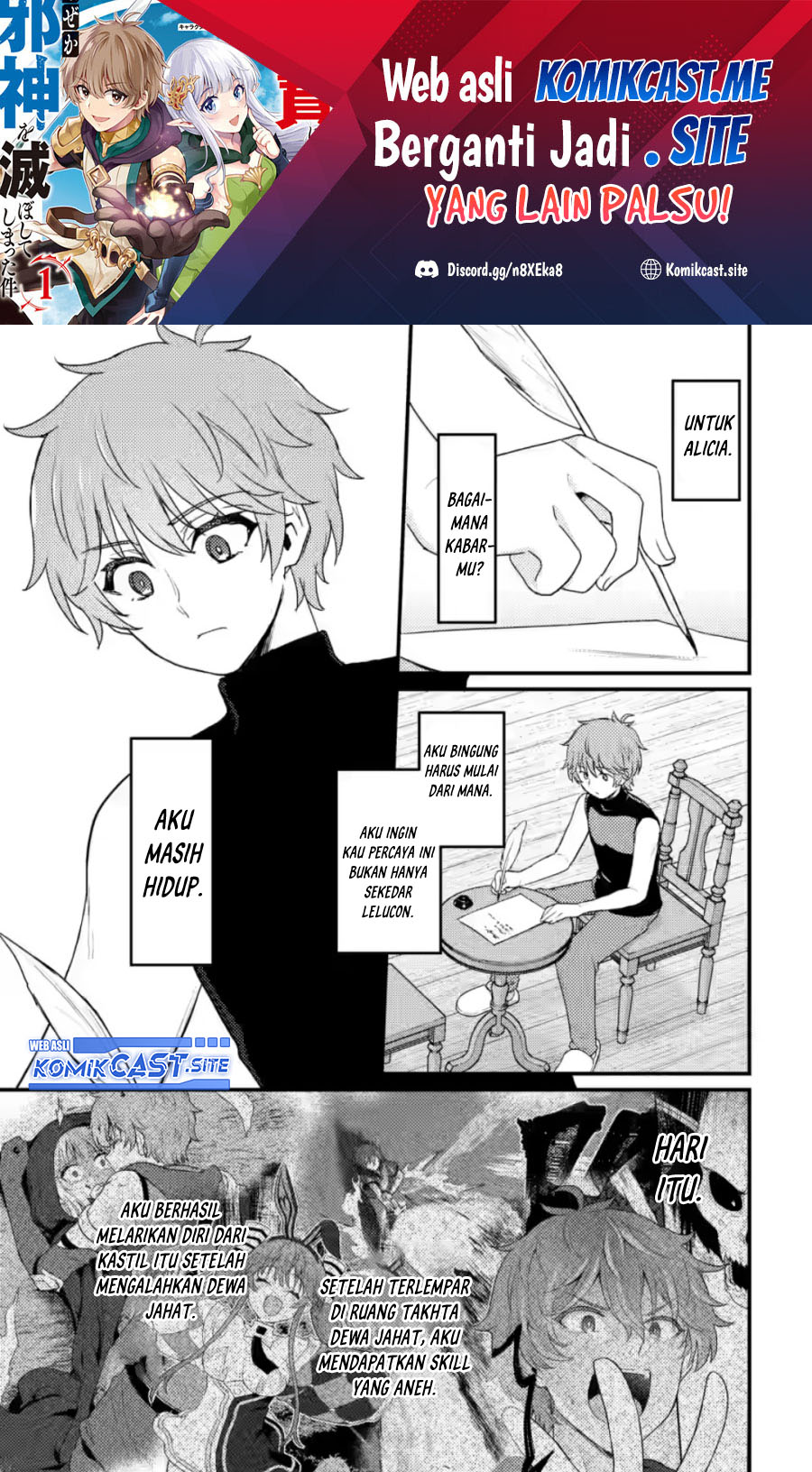 Manga Ikenie ni Natta Ore ga Nazeka Jashin wo Horoboshite Shimatta Ken Chapter 11 gambar 2