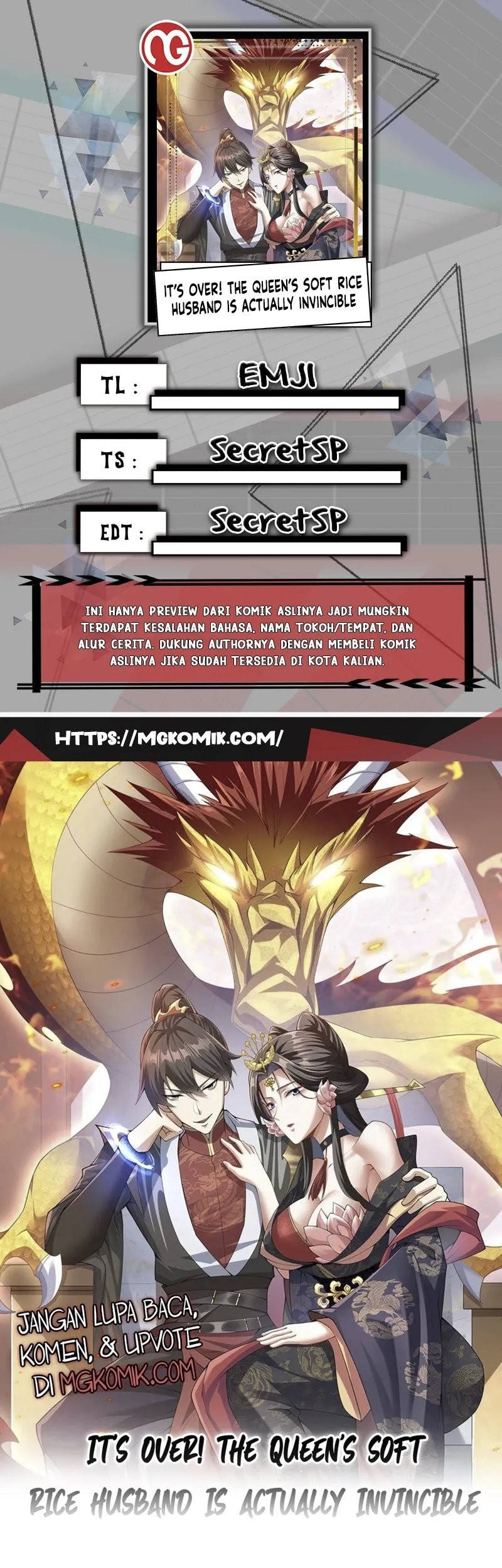 Komik It’s Over! The Queen’s Soft Rice Husband is Actually Invincible Chapter 50 gambar 1