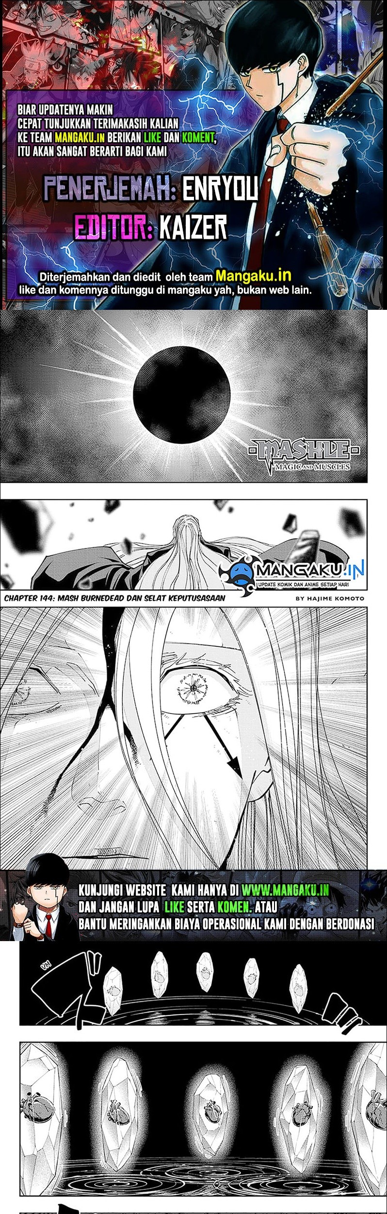 Komik Mashle: Magic and Muscles Chapter 144 gambar 1
