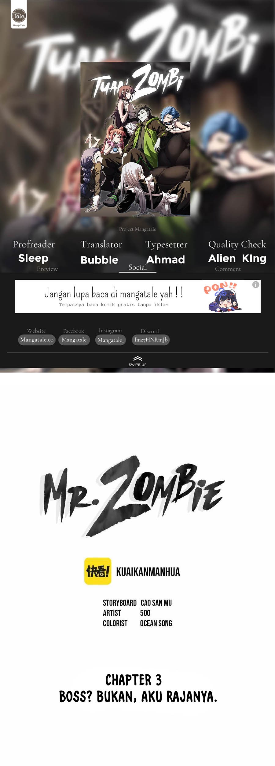 Komik Mr. Zombie Chapter 03 gambar 1