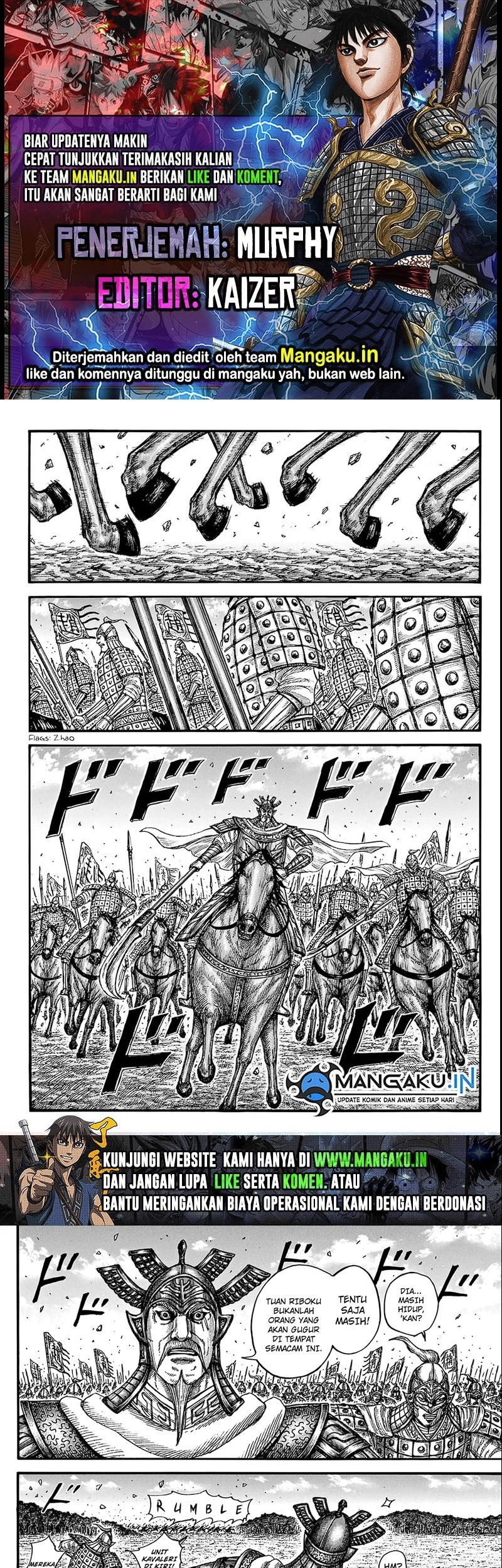 Komik Kingdom Chapter 747 gambar 1