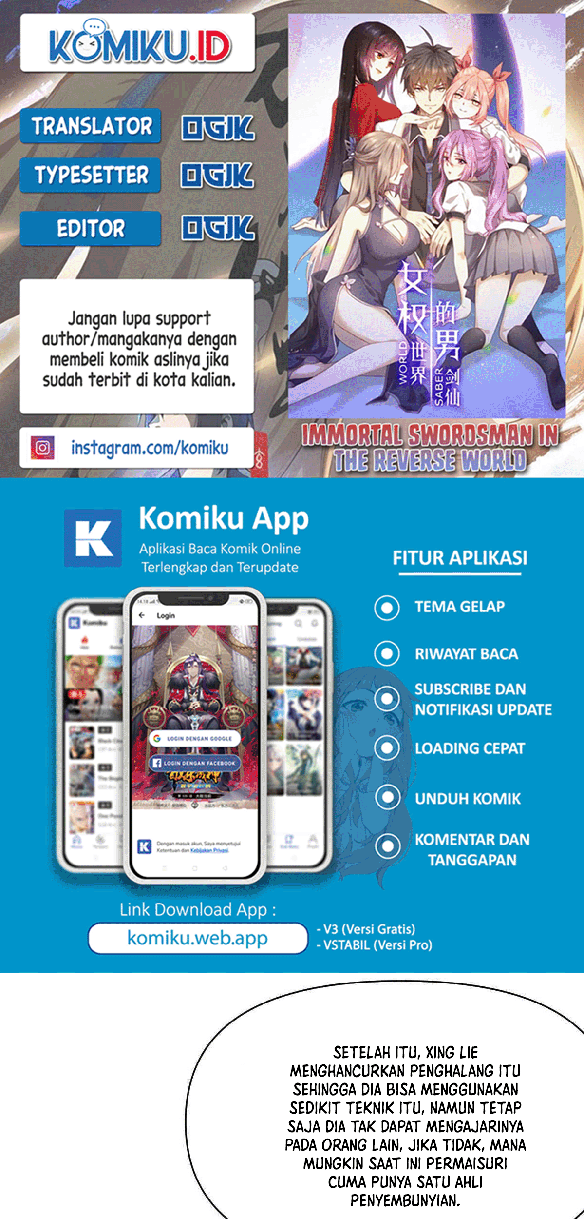 Komik Immortal Swordsman in The Reverse World Chapter 372 gambar 1