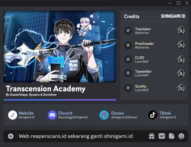 Komik Transcension Academy Chapter 48 gambar 1