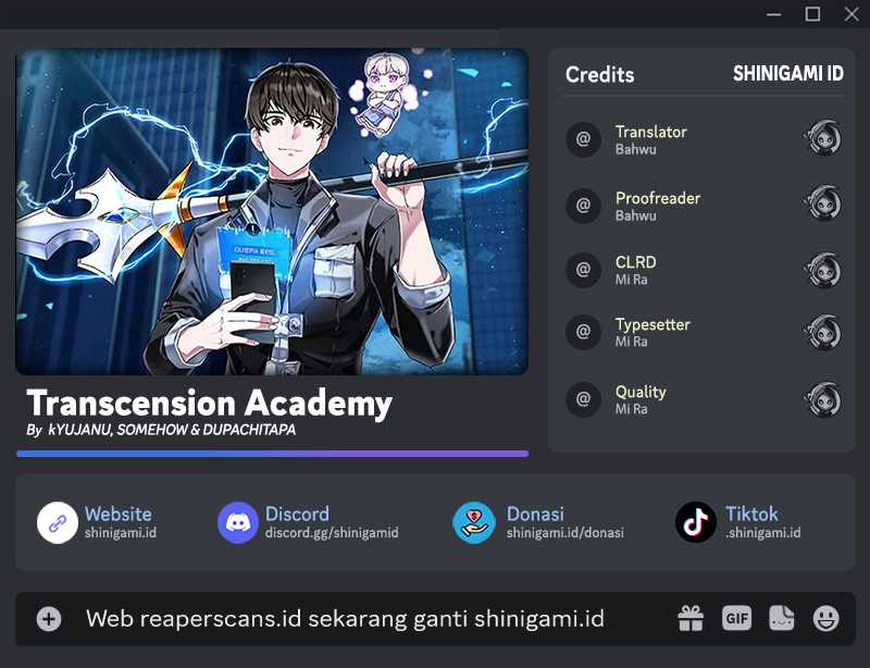 Komik Transcension Academy Chapter 47 gambar 1