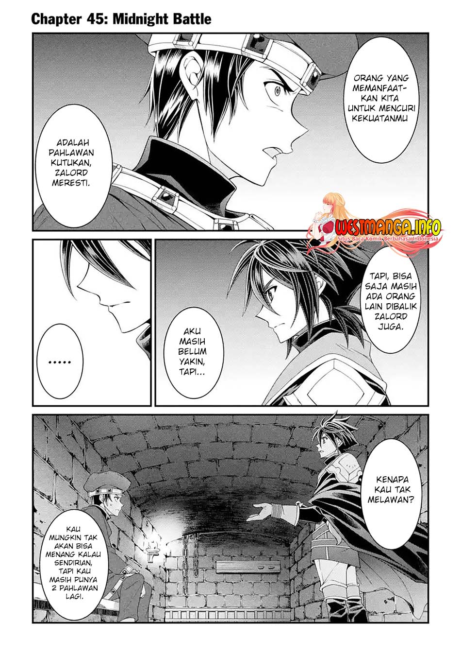 Manga Shikkoku tsukai no saikyo yusha nakama zen’in ni uragira retanode saikyo no mamono Chapter 45 gambar 2