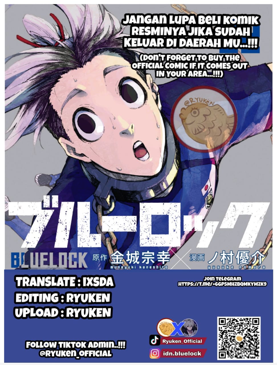 Komik Blue Lock Chapter 207 gambar 1