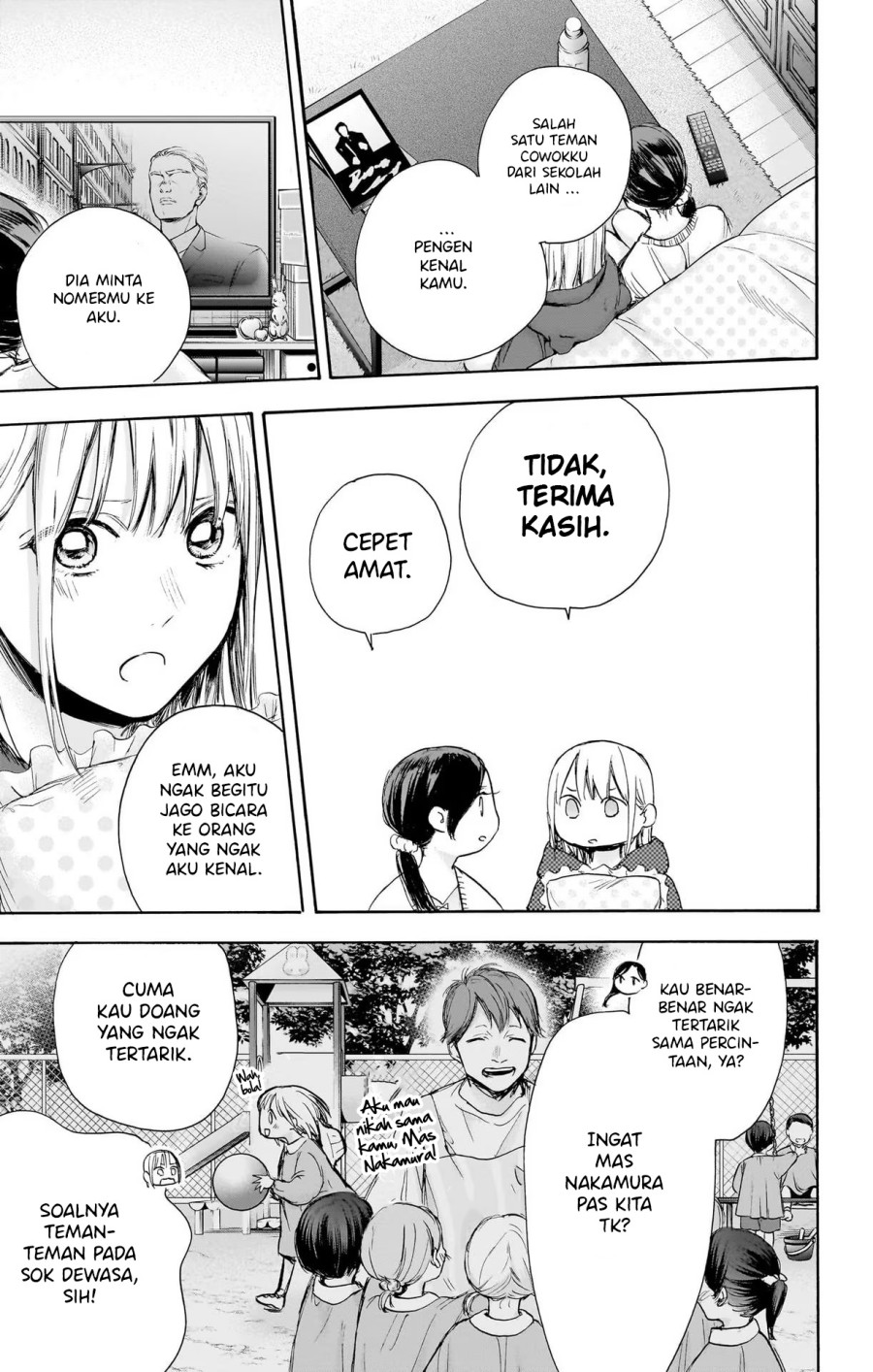 Ao no Hako Chapter 66 - Halaman 16