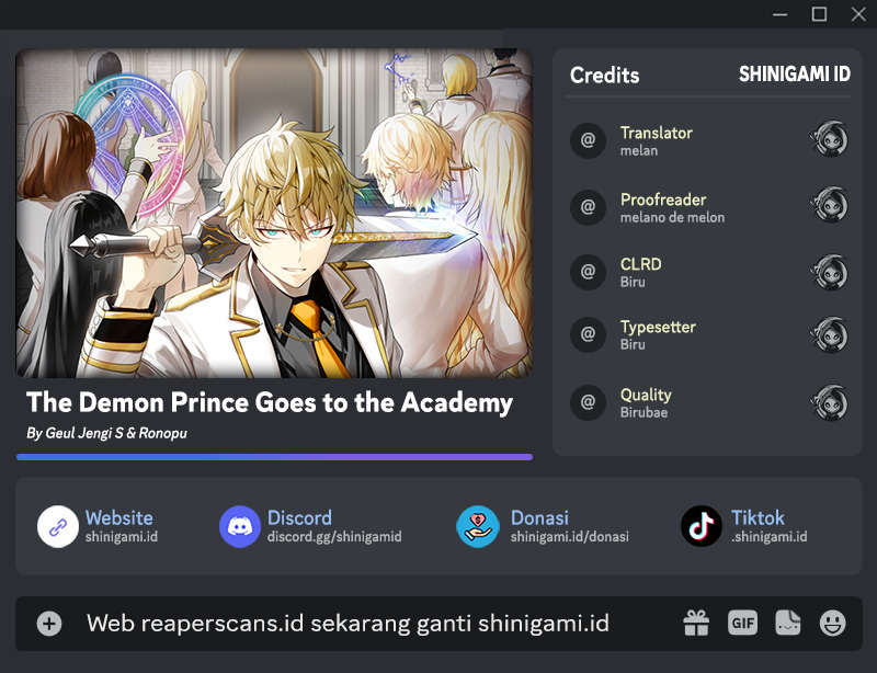 Komik The Demon Prince Goes to the Academy Chapter 24 gambar 1