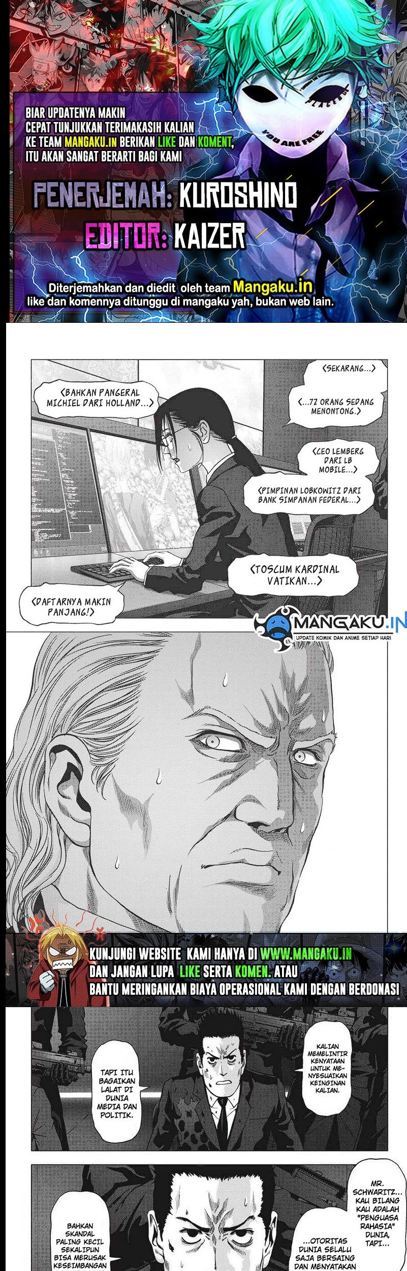 Komik Btooom! Chapter 117.2 gambar 1
