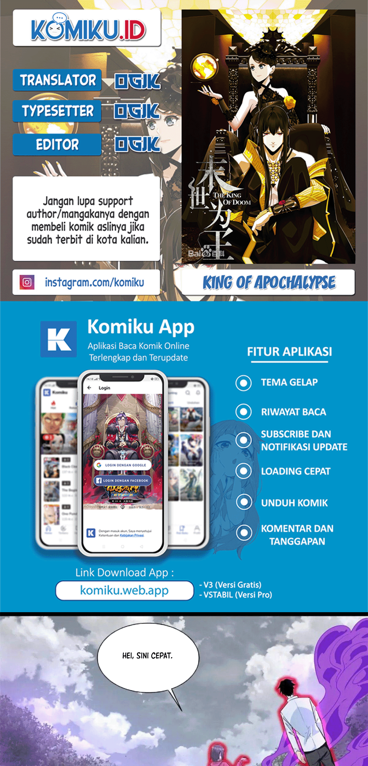 Komik King of Apocalypse Chapter 453 gambar 1