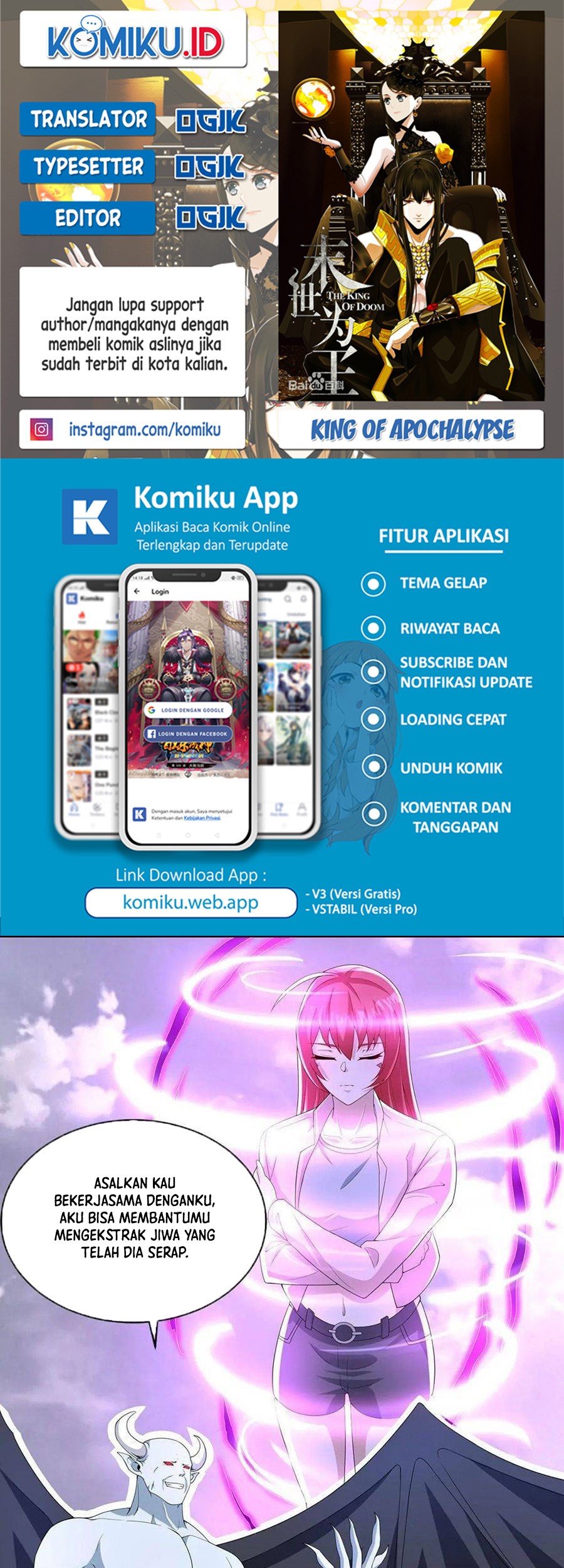 Komik King of Apocalypse Chapter 458 gambar 1