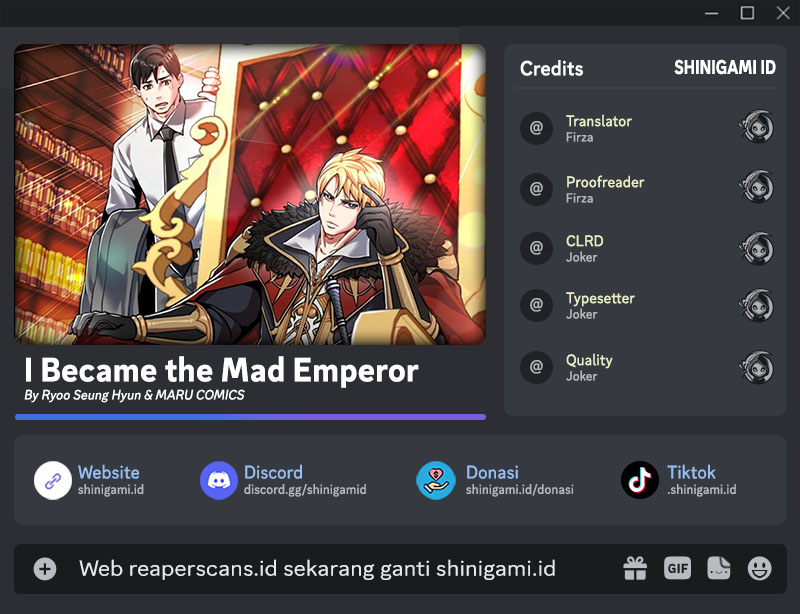 Komik I Became the Mad Emperor Chapter 29 gambar 1