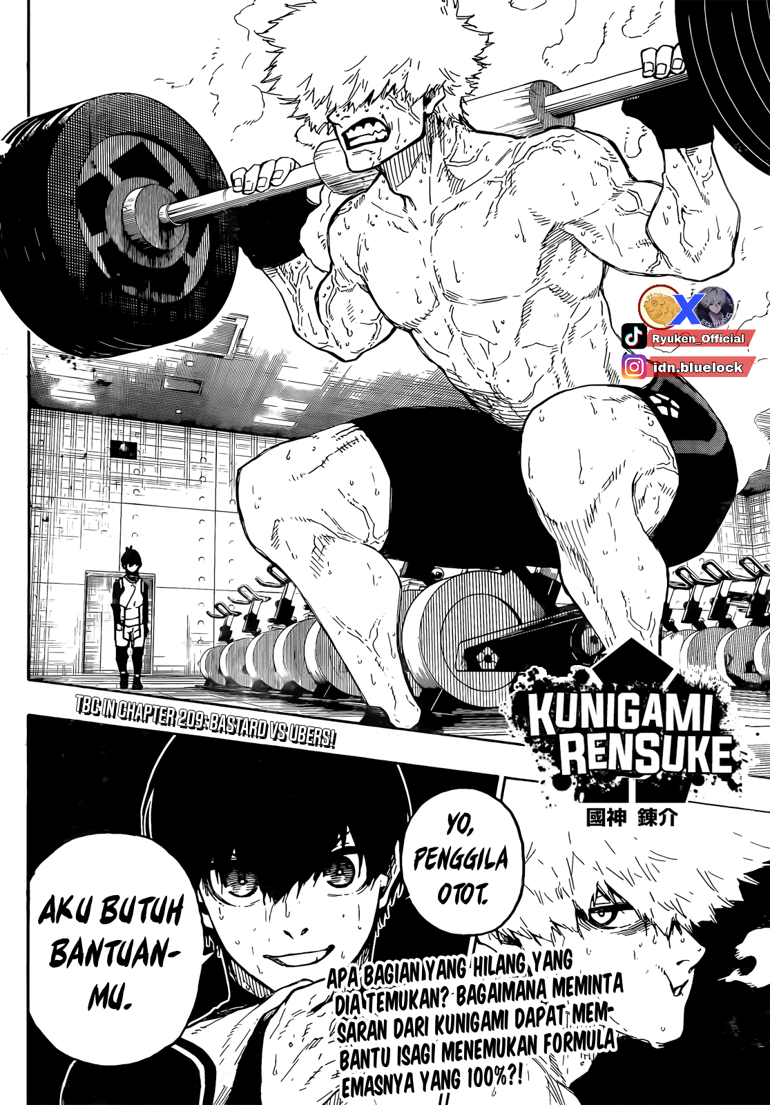 Blue Lock Chapter 208 - Halaman 22