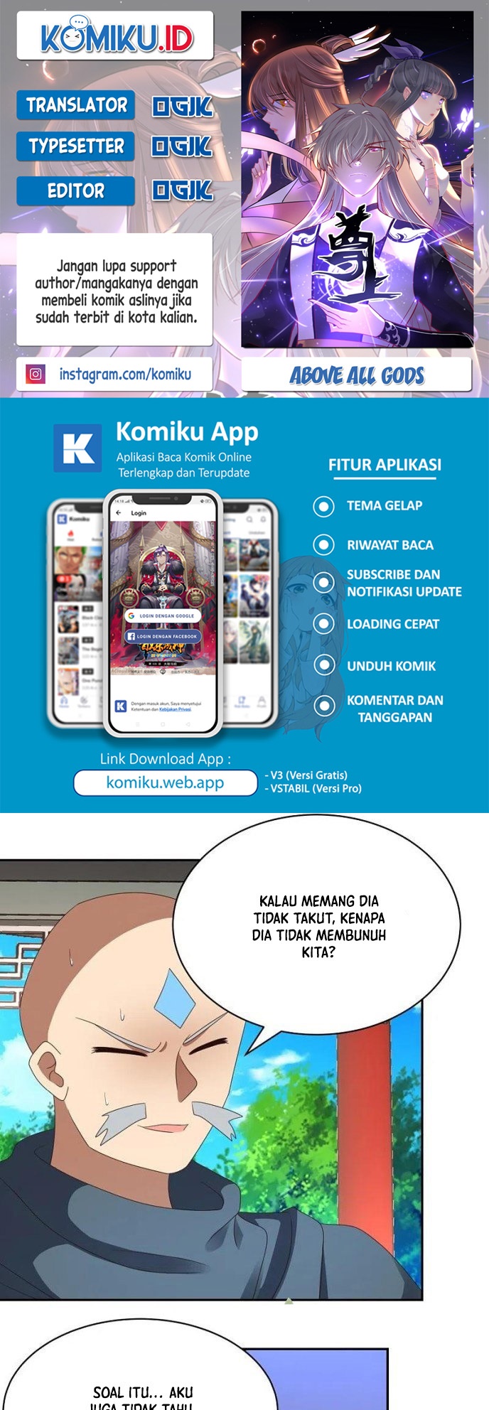 Komik Above All Gods Chapter 330.5 gambar 1