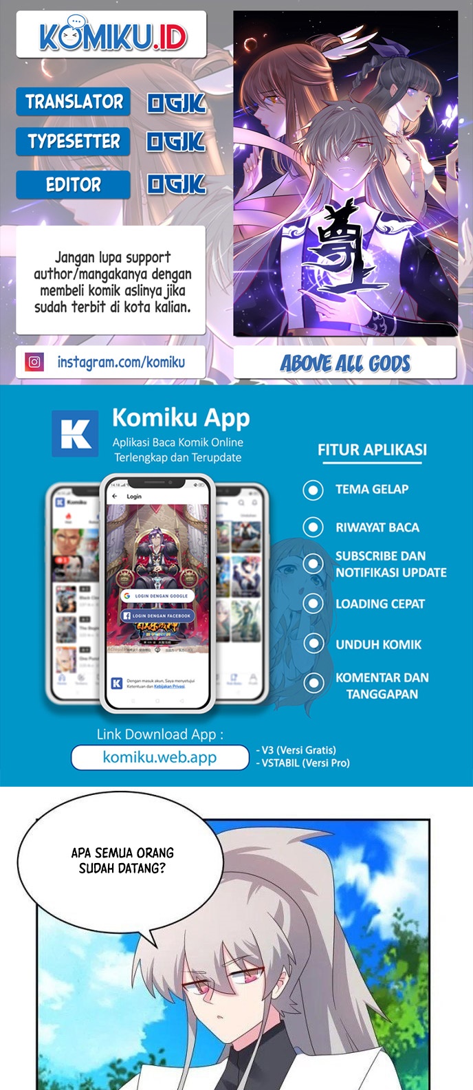 Komik Above All Gods Chapter 334.5 gambar 1