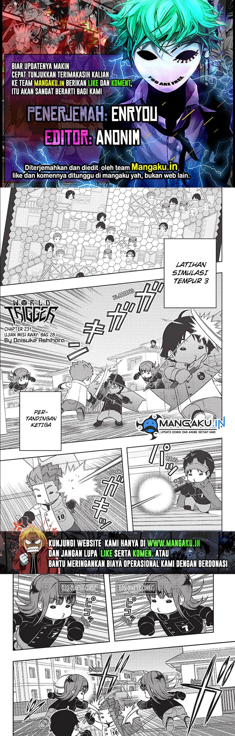 Komik World Trigger Chapter 231 gambar 1