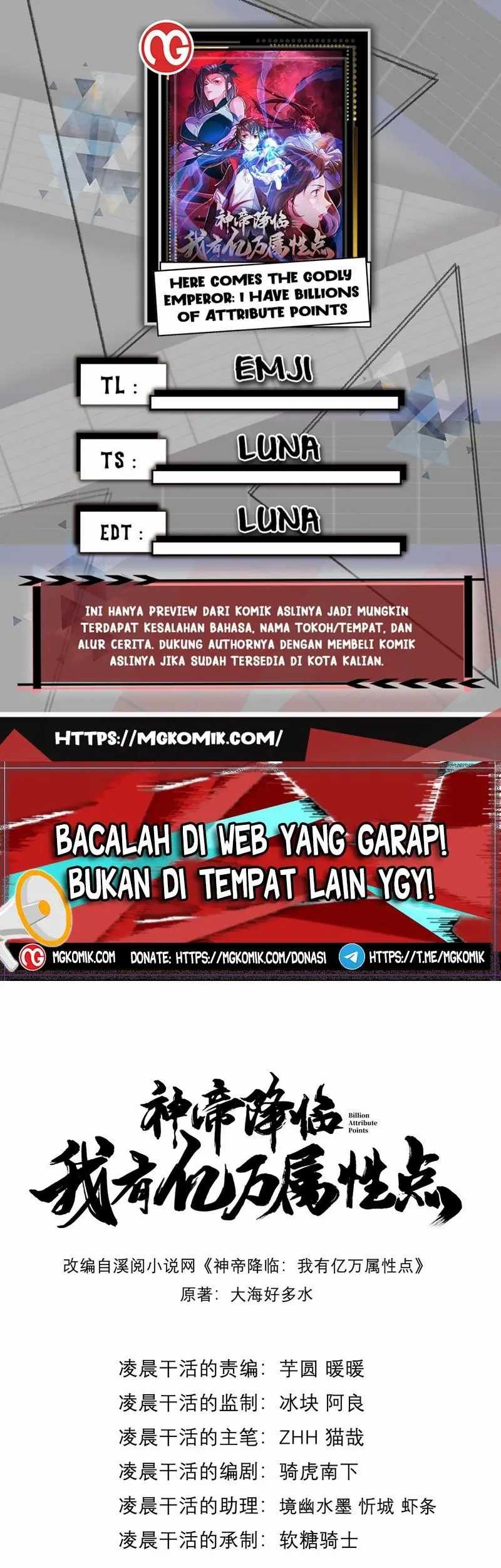 Komik God Emperor Descends I have Billions of Attribute Points Chapter 17 gambar 1