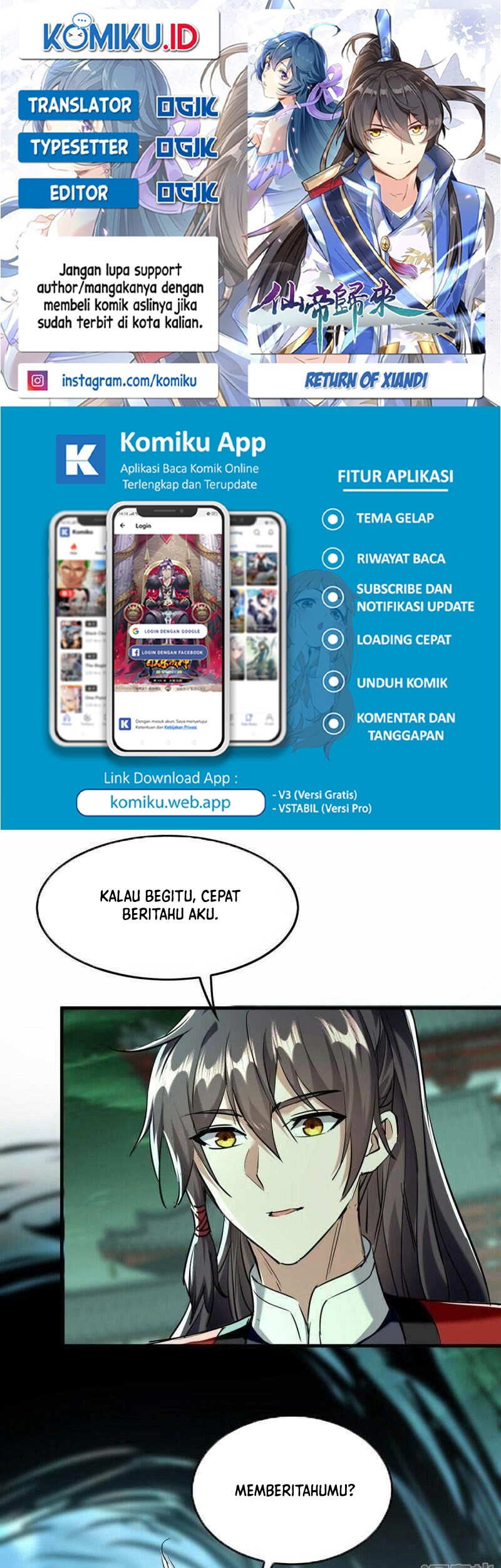 Komik Return of Xiandi Chapter 374 gambar 1