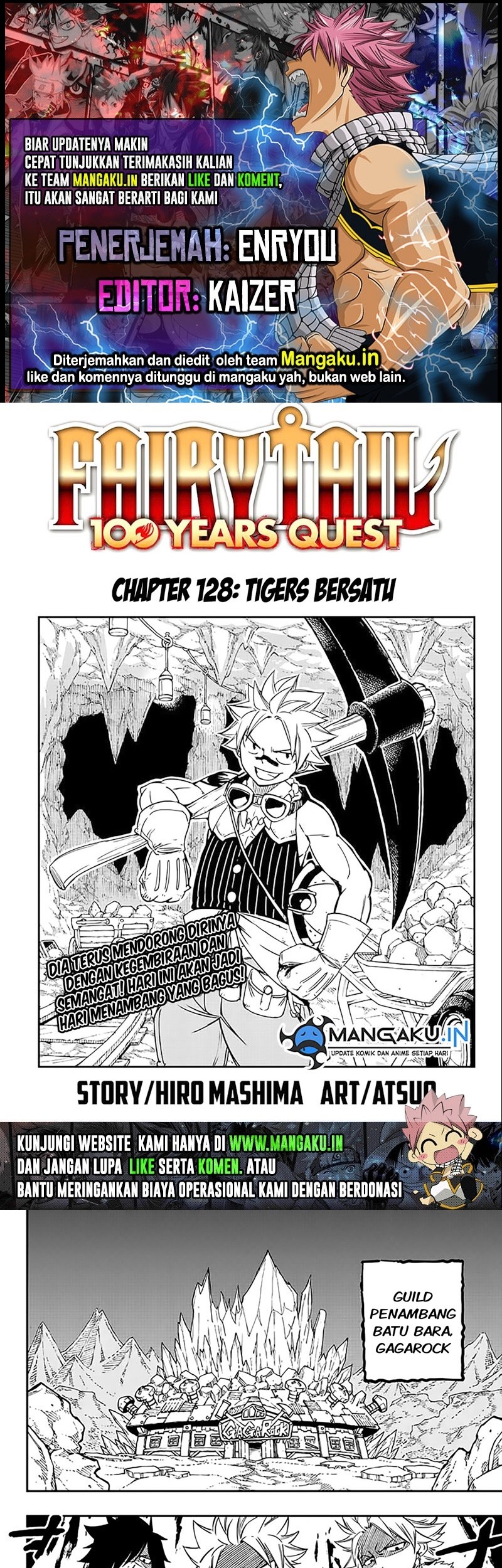 Komik Fairy Tail: 100 Years Quest Chapter 128 gambar 1