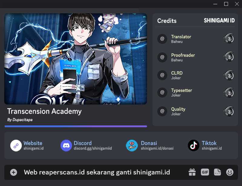 Komik Transcension Academy Chapter 51 gambar 1