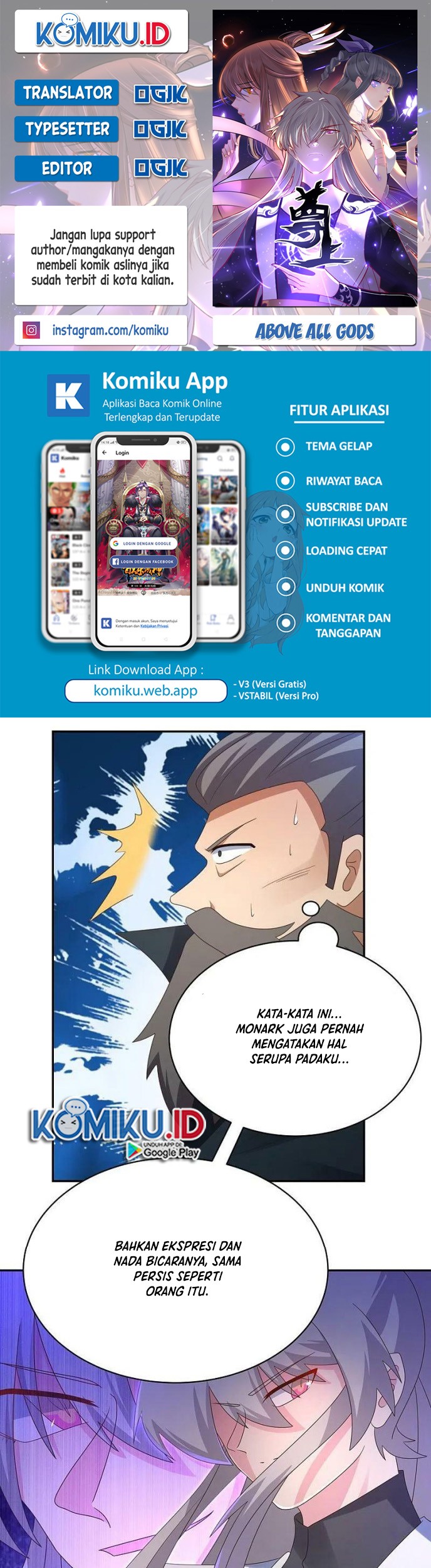 Komik Above All Gods Chapter 343 gambar 1