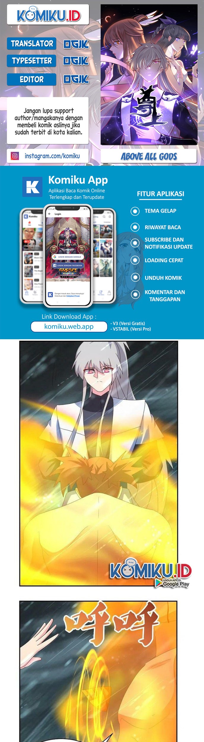 Komik Above All Gods Chapter 345 gambar 1