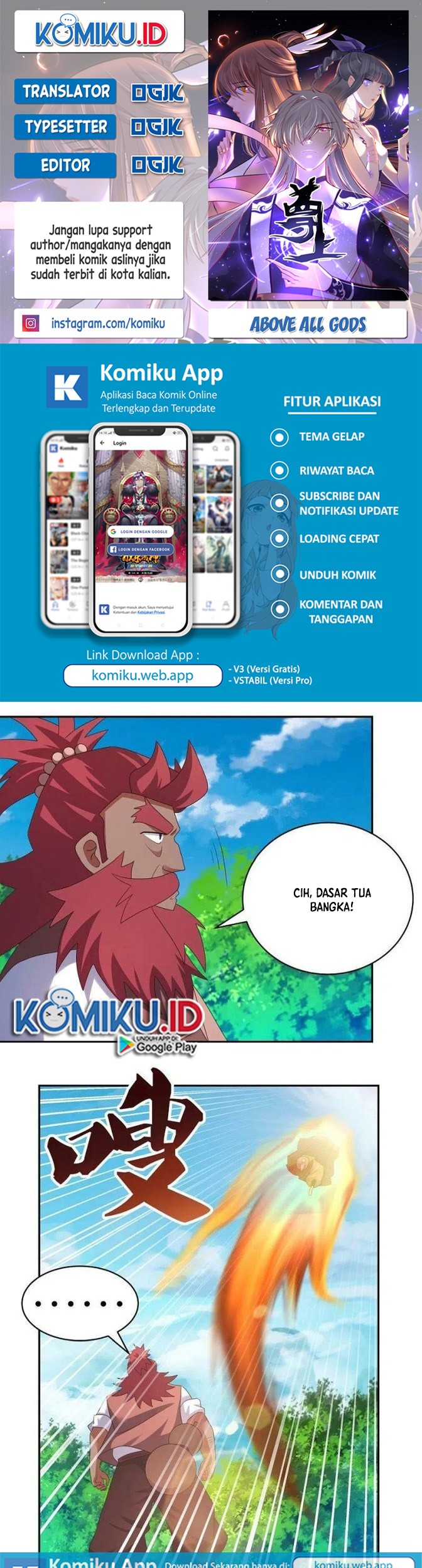 Komik Above All Gods Chapter 348 gambar 1