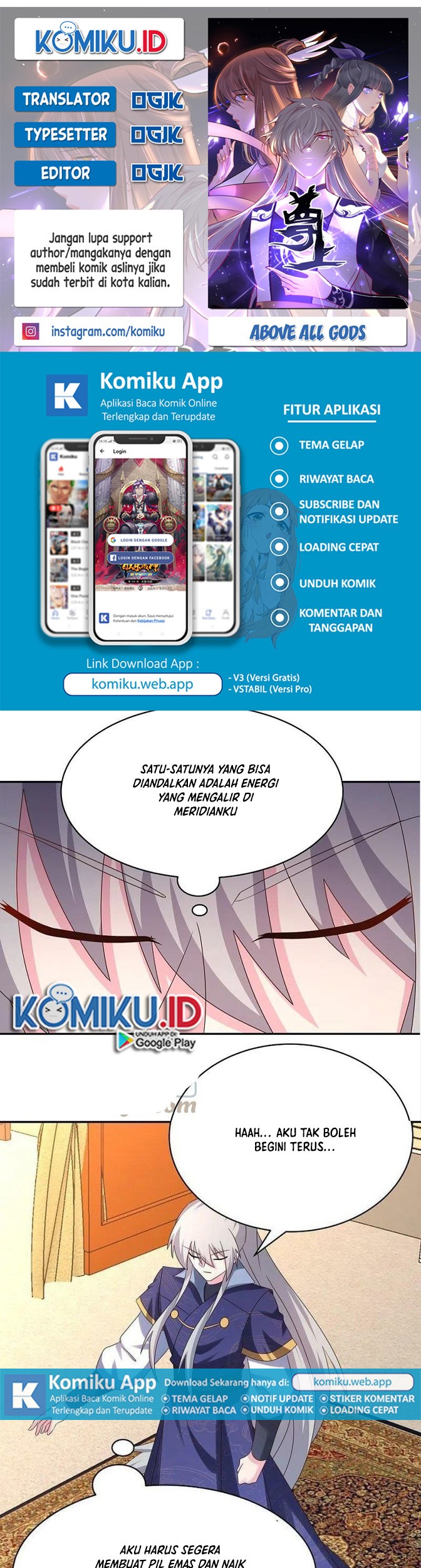 Komik Above All Gods Chapter 348.5 gambar 1