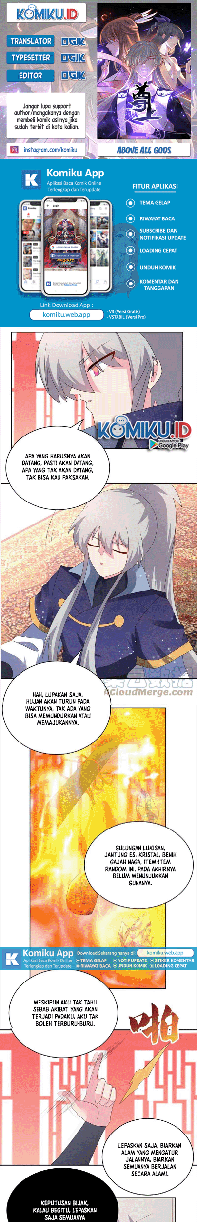 Komik Above All Gods Chapter 350 gambar 1