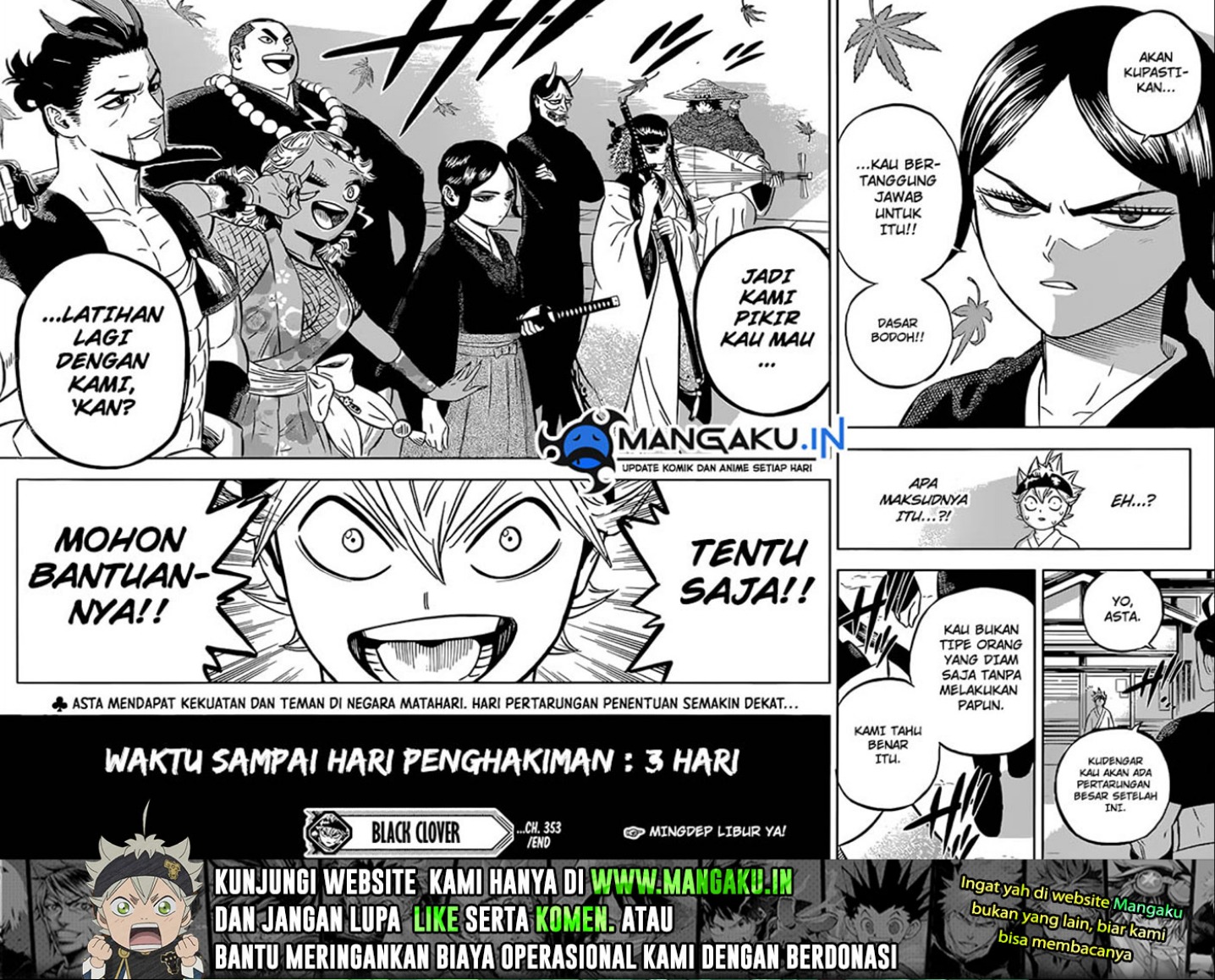 Black Clover Chapter 353 - Halaman 9