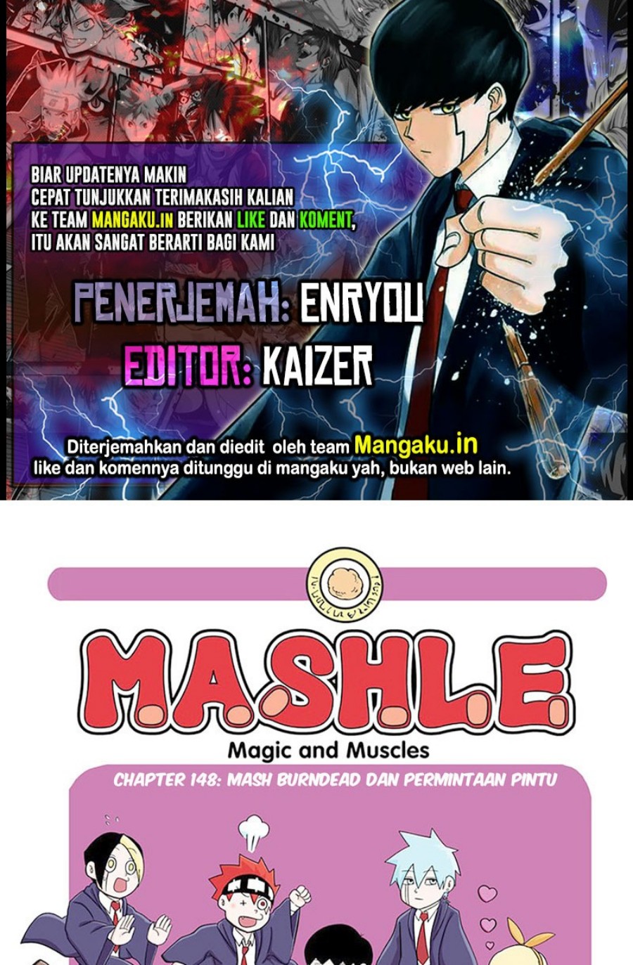 Komik Mashle: Magic and Muscles Chapter 148 gambar 1