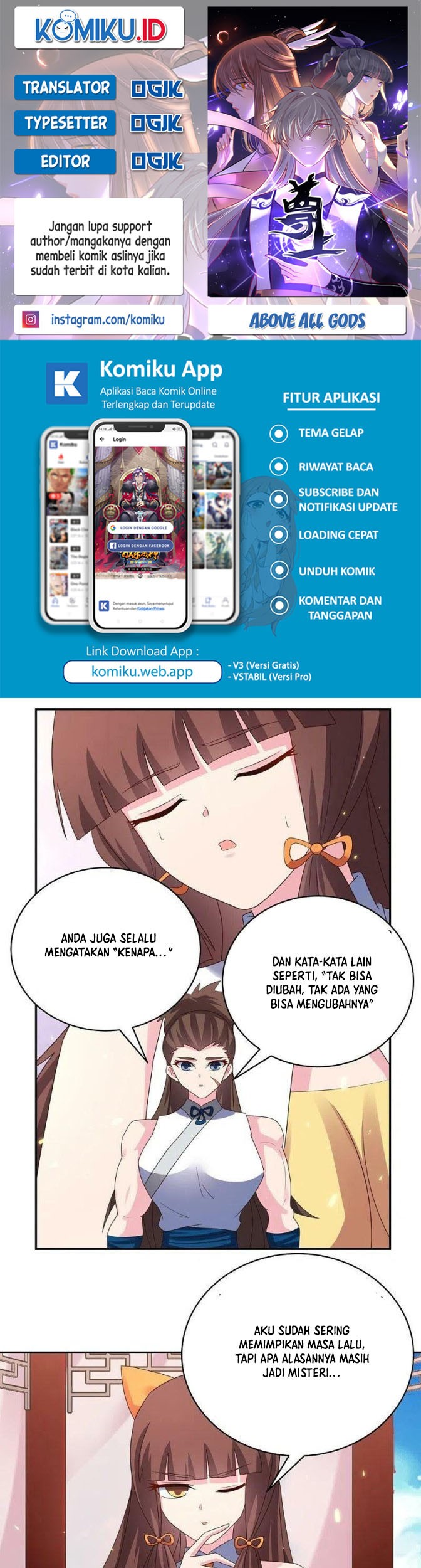 Komik Above All Gods Chapter 351.5 gambar 1