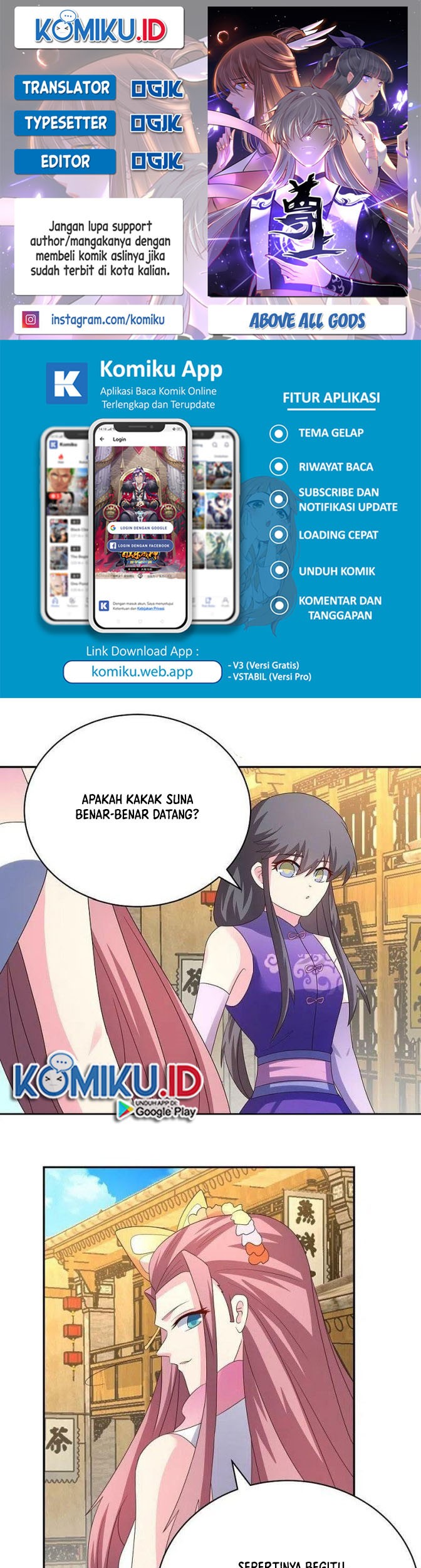 Komik Above All Gods Chapter 353.5 gambar 1