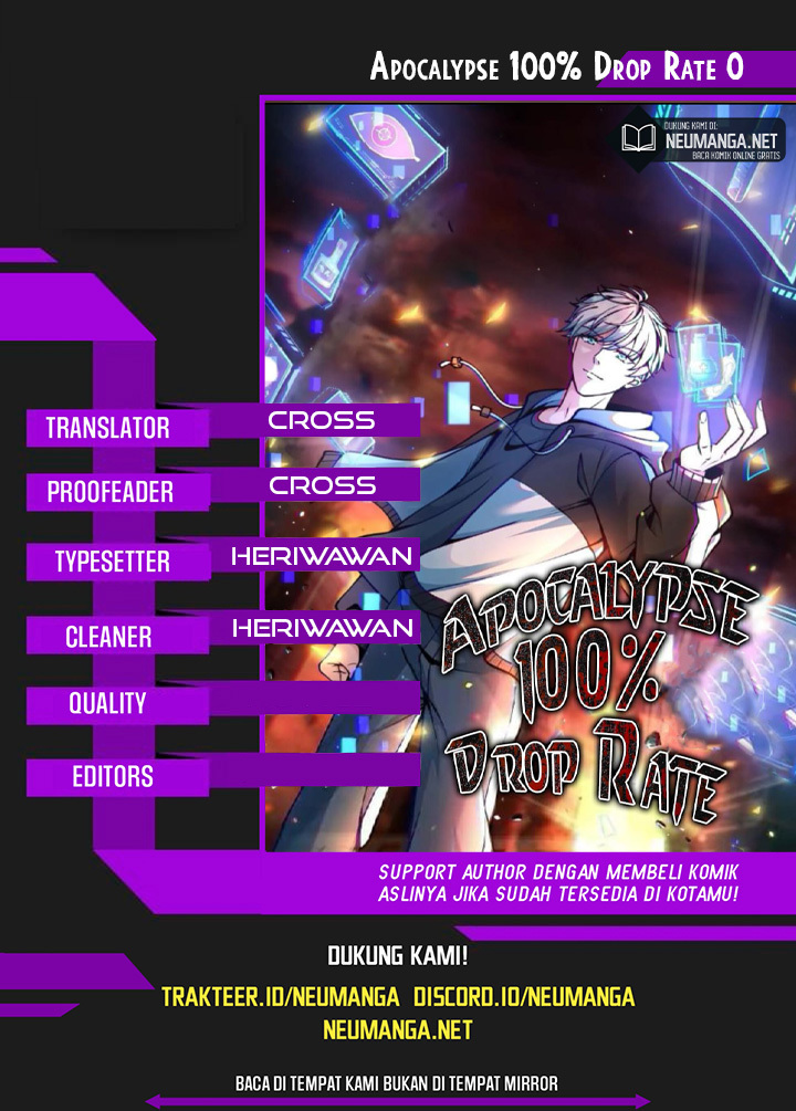 Komik Apocalypse 100% Drop Rate Chapter 09 gambar 1