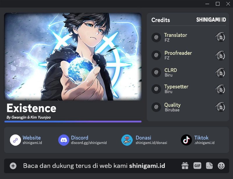 Komik Existence Chapter 36 gambar 1
