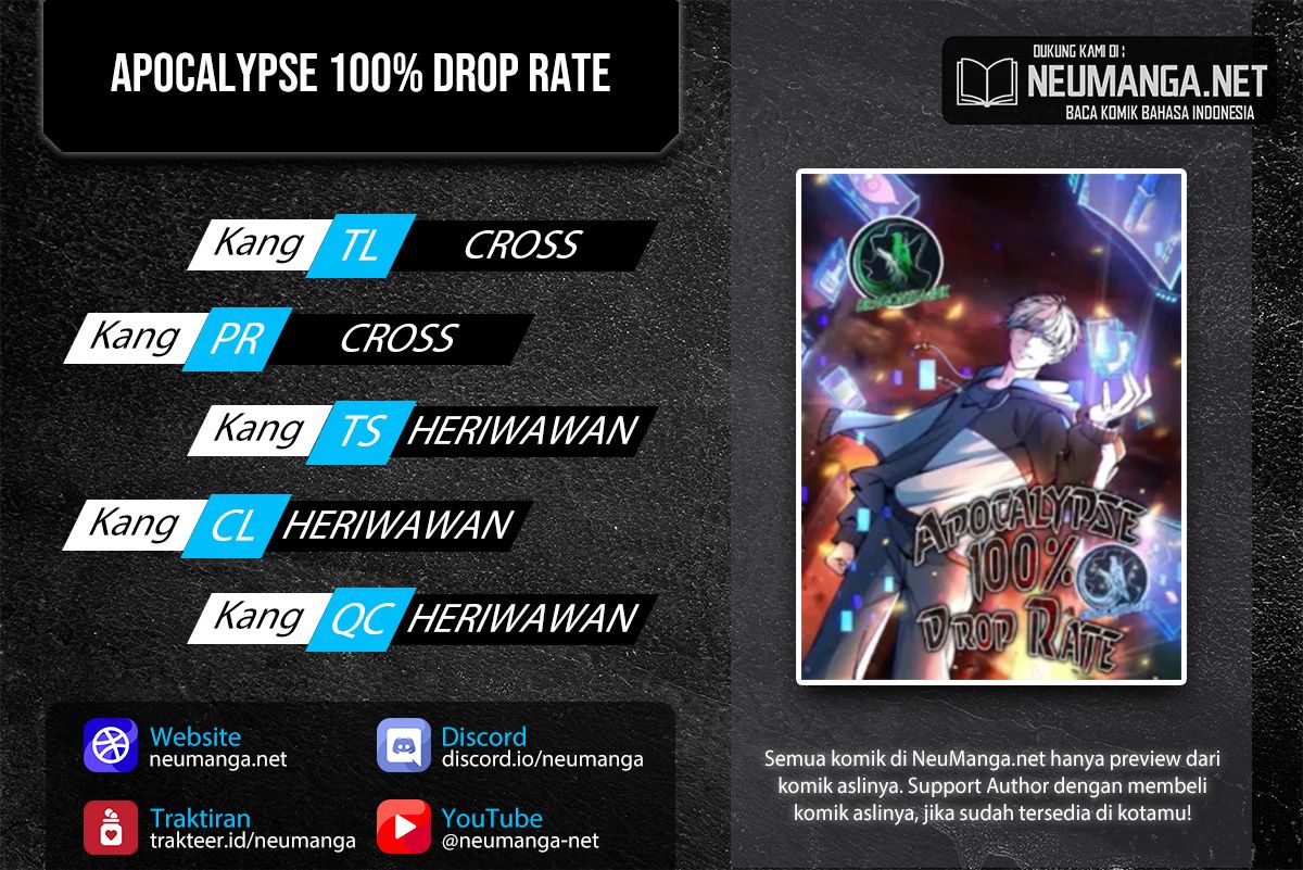 Komik Apocalypse 100% Drop Rate Chapter 11 gambar 1