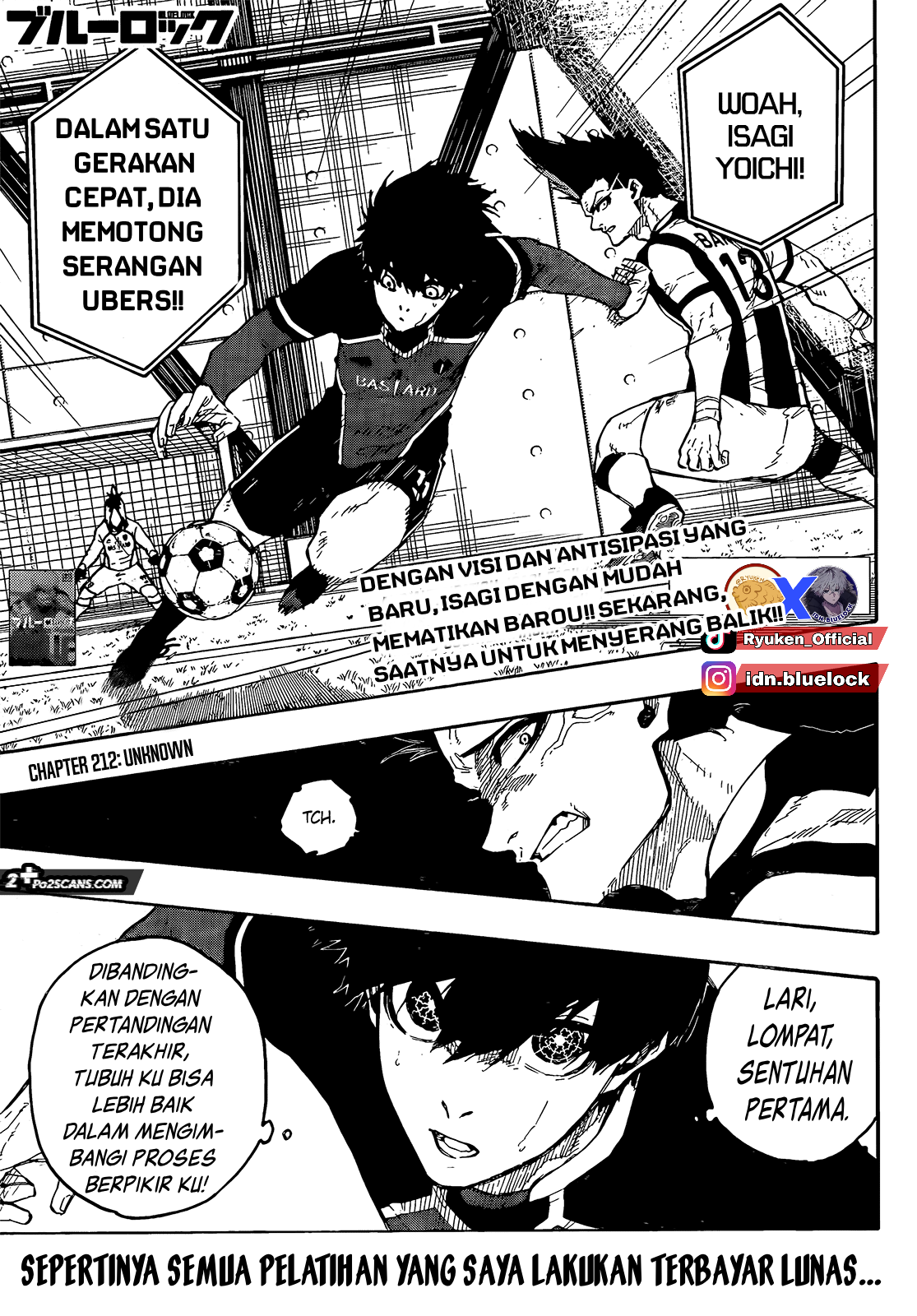 Manga Blue Lock Chapter 212 gambar 2