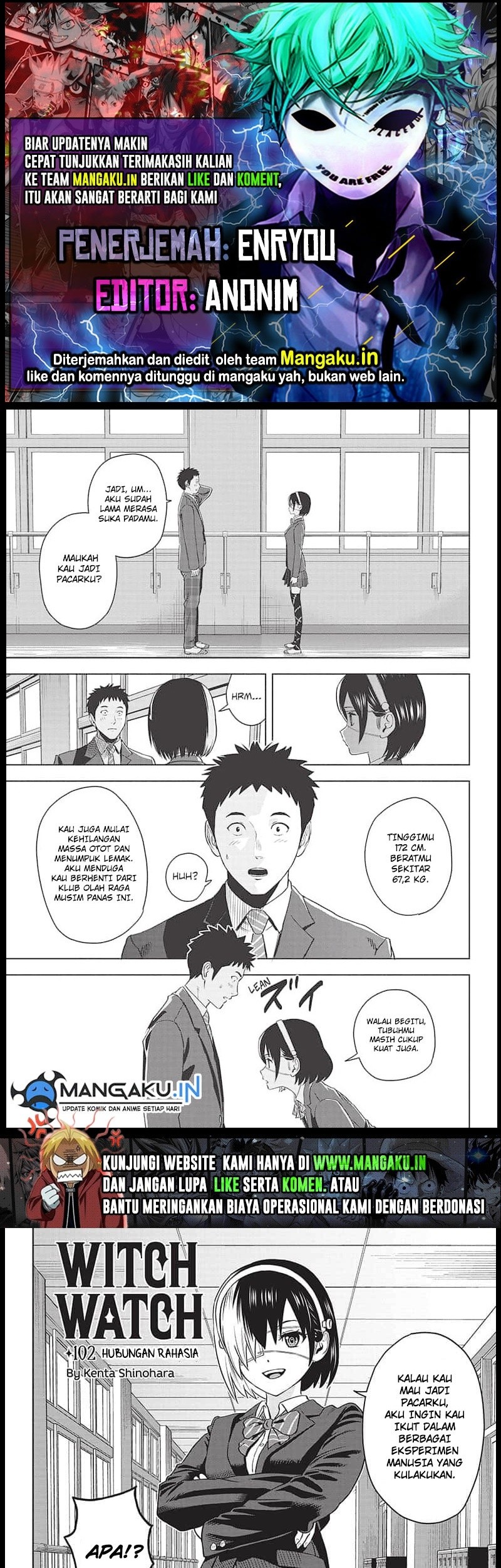 Komik Witch Watch Chapter 102 gambar 1