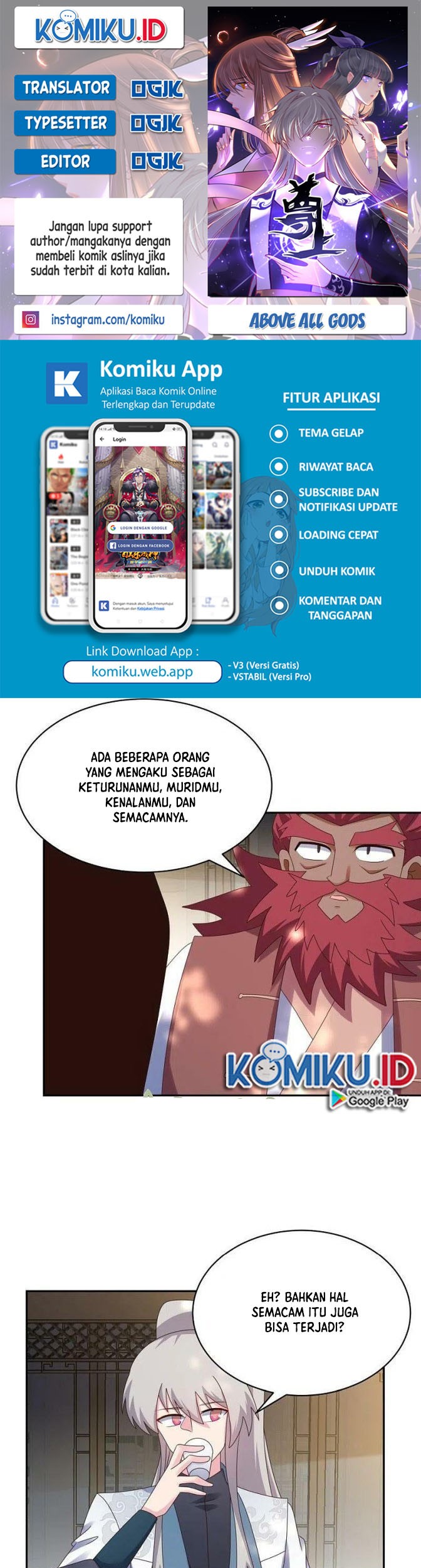 Komik Above All Gods Chapter 360.5 gambar 1