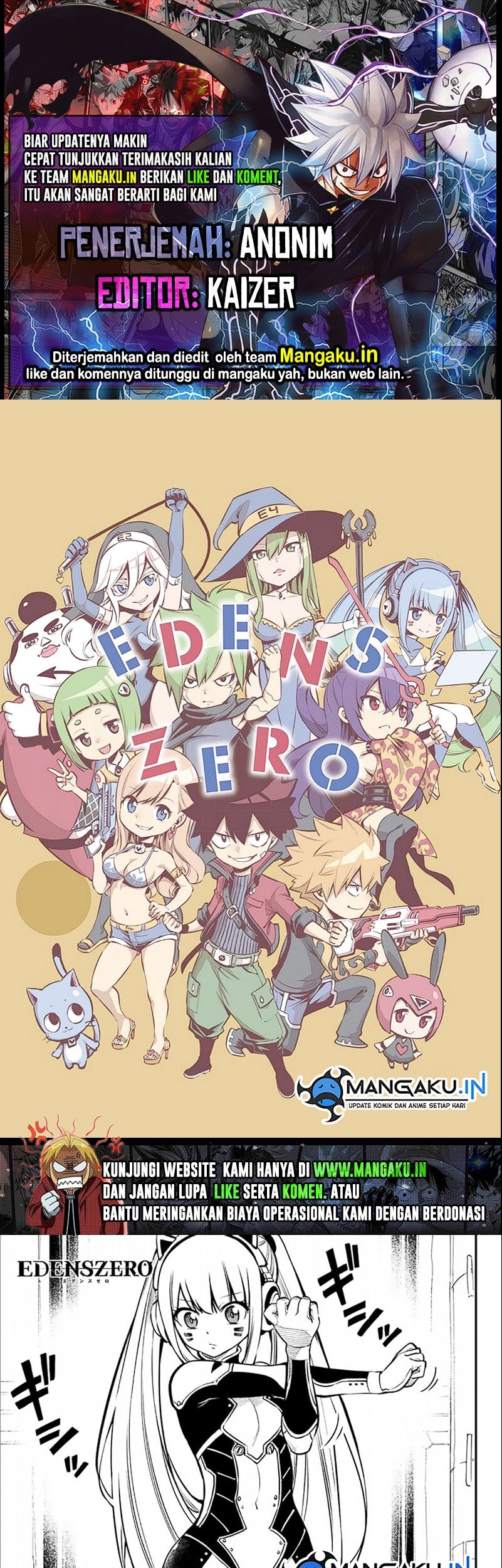 Komik Eden's Zero Chapter 232 gambar 1